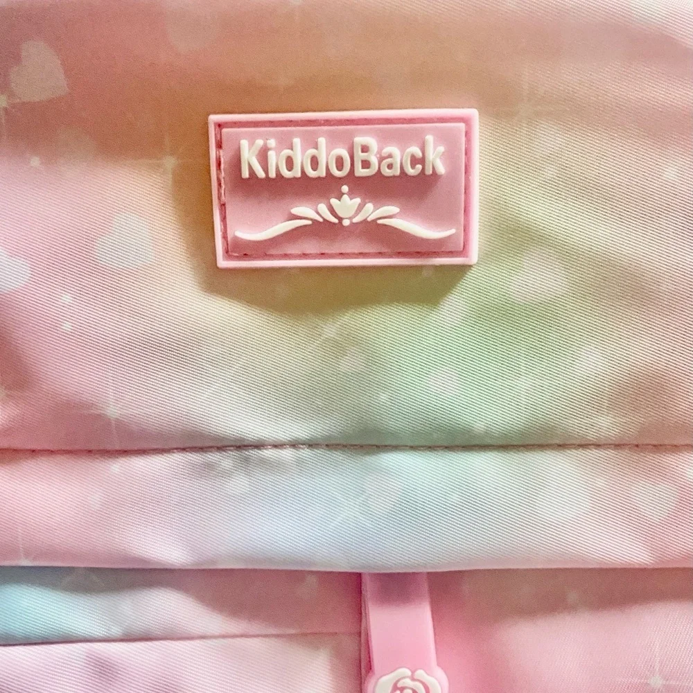 NWT-KIDDOBACK-GIRLS PINK AND BLUE BACKPACK